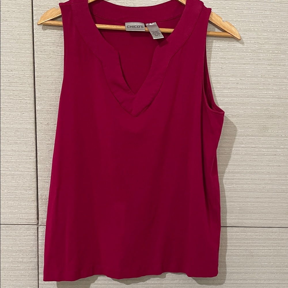 Chico's Magenta Top